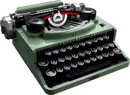 LEGO set 21327 – Typemachine uit de Lego Ideas collectie, te huur in West- en Oost-Vlaanderen bij Brickset for You