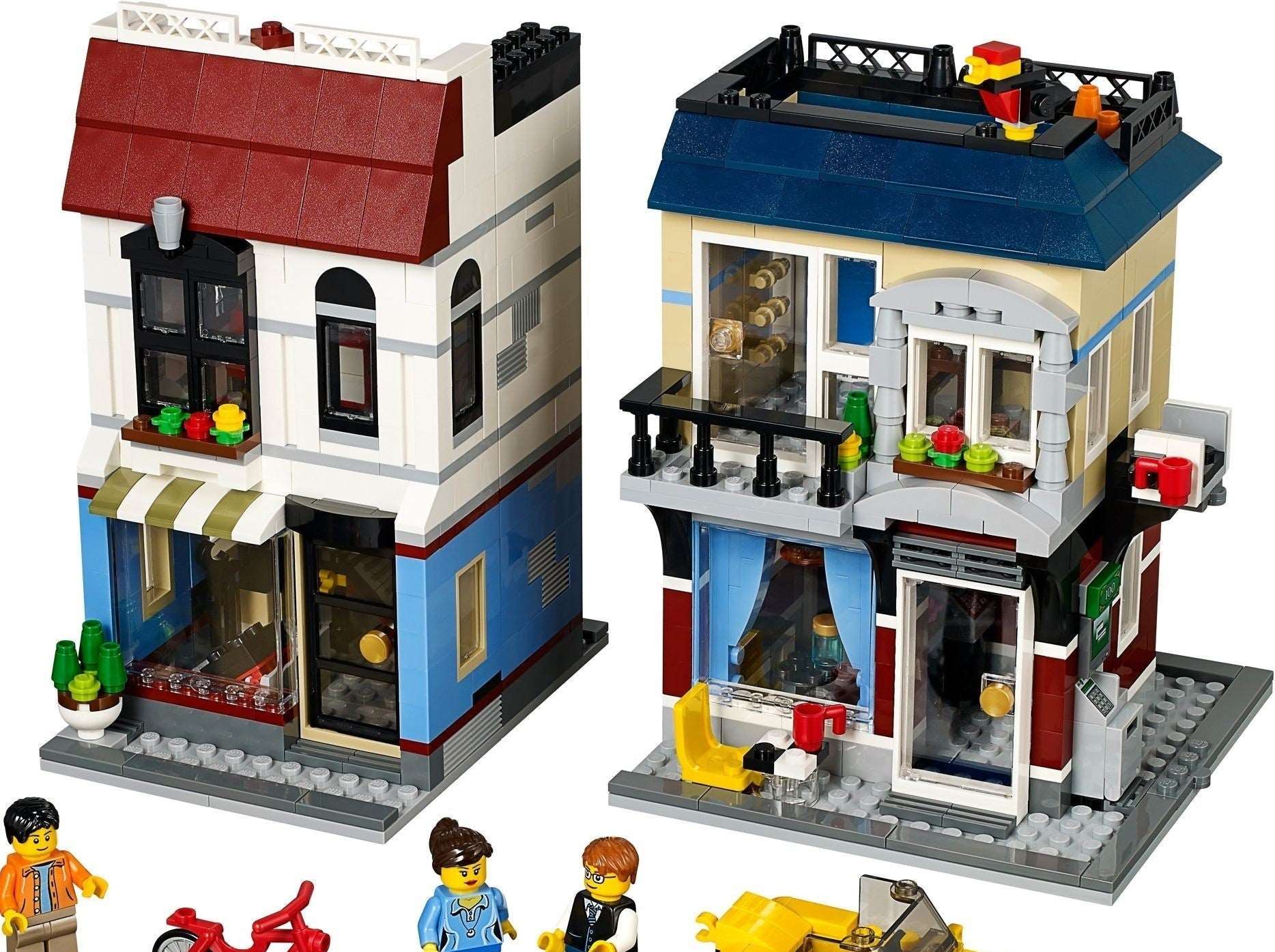 31026 : Fietswinkel & Café - Brickset for You. Huur Lego In Kortrijk (West-Vlaanderen)