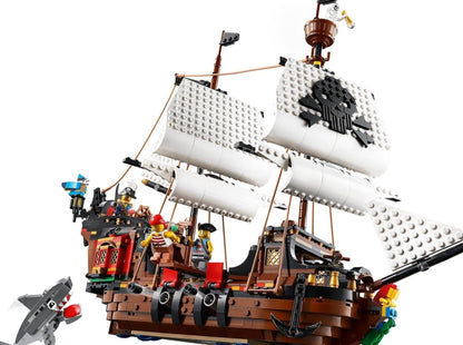 LEGO set 31109 – Piratenschip uit de Brickset for Kids collectie, te huur in West- en Oost-Vlaanderen bij Brickset for You