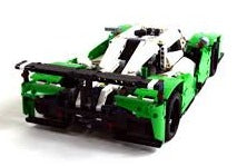 LEGO set 42039 – 24 uren racewagen uit de Lego Technic collectie, te huur in West- en Oost-Vlaanderen bij Brickset for You