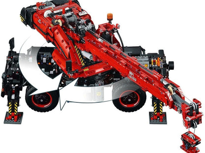 LEGO set 42082 – Kraan voor alle terreinen uit de Lego Technic collectie, te huur in West- en Oost-Vlaanderen bij Brickset for You