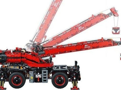 LEGO set 42082 – Kraan voor alle terreinen uit de Lego Technic collectie, te huur in West- en Oost-Vlaanderen bij Brickset for You