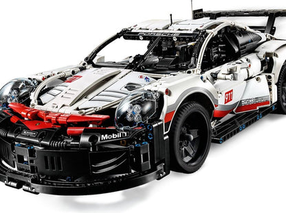 LEGO set 42096 – Porsche 911 RSR uit de Lego Technic collectie, te huur in West- en Oost-Vlaanderen bij Brickset for You