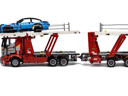 LEGO set 42098 – Autotransportvoertuig uit de Lego Technic collectie, te huur in West- en Oost-Vlaanderen bij Brickset for You