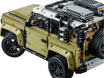 LEGO set 42110 – Land Rover Defender uit de Lego Technic collectie, te huur in West- en Oost-Vlaanderen bij Brickset for You