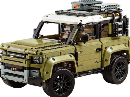 LEGO set 42110 – Land Rover Defender uit de Lego Technic collectie, te huur in West- en Oost-Vlaanderen bij Brickset for You