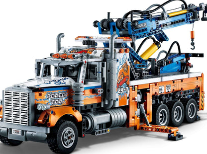 LEGO set 42128 – Robuuste sleepwagen uit de Lego Technic collectie, te huur in West- en Oost-Vlaanderen bij Brickset for You