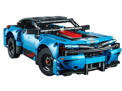 LEGO set 42098 – Autotransportvoertuig uit de Lego Technic collectie, te huur in West- en Oost-Vlaanderen bij Brickset for You