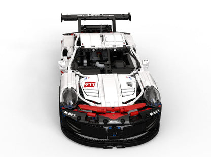 LEGO set 42096 – Porsche 911 RSR uit de Lego Technic collectie, te huur in West- en Oost-Vlaanderen bij Brickset for You