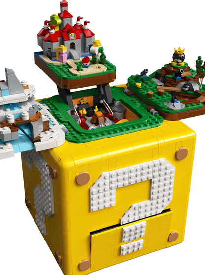 LEGO set 71395 – Super Mario 64™-vraagtekenblok uit de Lego Super Mario collectie, te huur in West- en Oost-Vlaanderen bij Brickset for You
