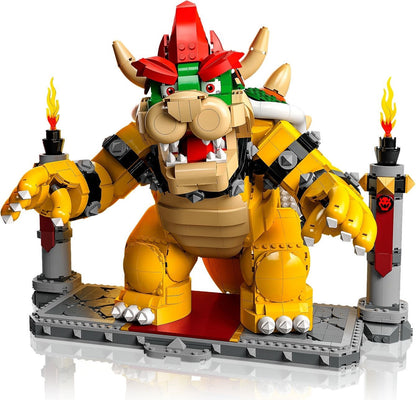 LEGO set 71411 – De machtige Bowser™ uit de Lego Super Mario collectie, te huur in West- en Oost-Vlaanderen bij Brickset for You