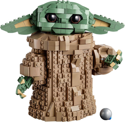 LEGO set 75318 – Yoda Het Kind uit de Lego Star wars collectie, te huur in West- en Oost-Vlaanderen bij Brickset for You