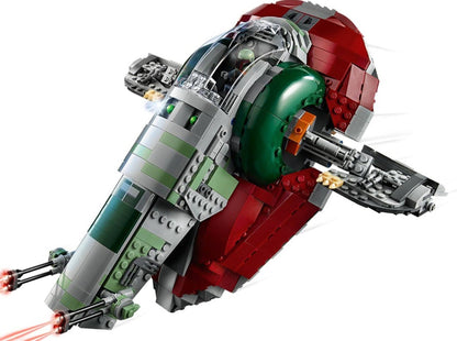 LEGO set 75243 – Slave I™ – uitgave ter ere van het 20-jarig bestaan uit de Lego Star wars collectie, te huur in West- en Oost-Vlaanderen bij Brickset for You