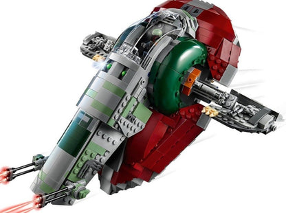LEGO set 75243 – Slave I™ – uitgave ter ere van het 20-jarig bestaan uit de Lego Star wars collectie, te huur in West- en Oost-Vlaanderen bij Brickset for You