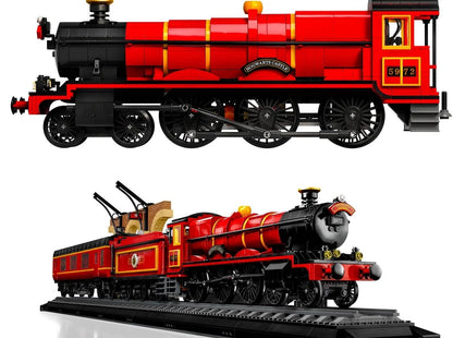 LEGO set 76405 – Zweinstein Express™ - Verzameleditie uit de Lego Harry Potter collectie, te huur in West- en Oost-Vlaanderen bij Brickset for You